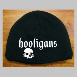 Hooligans čierna pleten&aacute; čiapka stredne hrub&aacute; vo vn&uacute;tri naviac zateplen&aacute;, univerz&aacute;lna veľkosť, materi&aacute;lov&eacute; zloženie 100% akryl